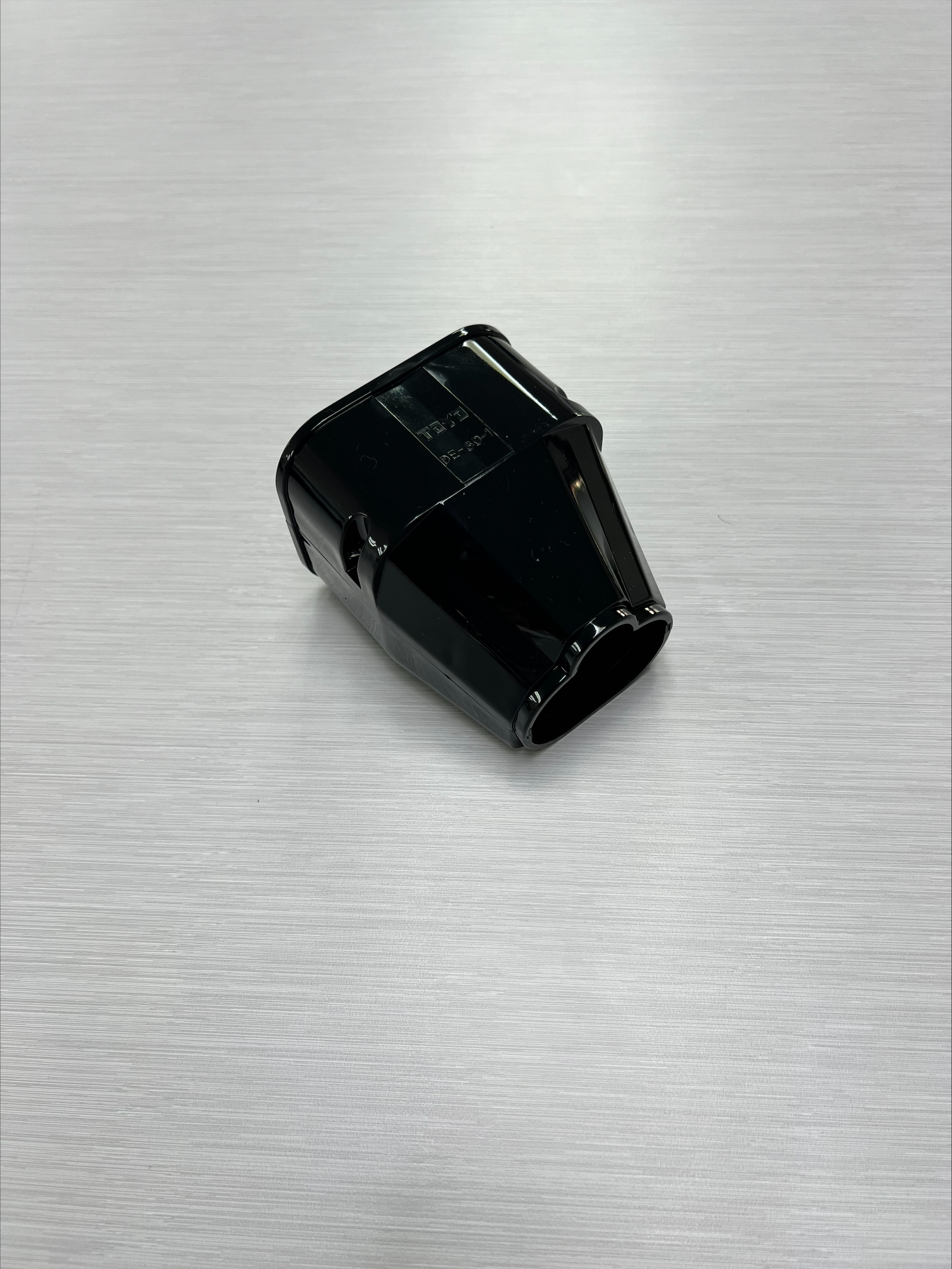 Duct End Socket 80mm Black BDE-80