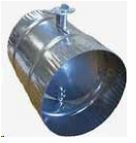 Manual inline Damper 400dia