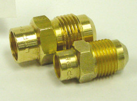 1/4MF - 3/8FP UNION (GAUGE FT)