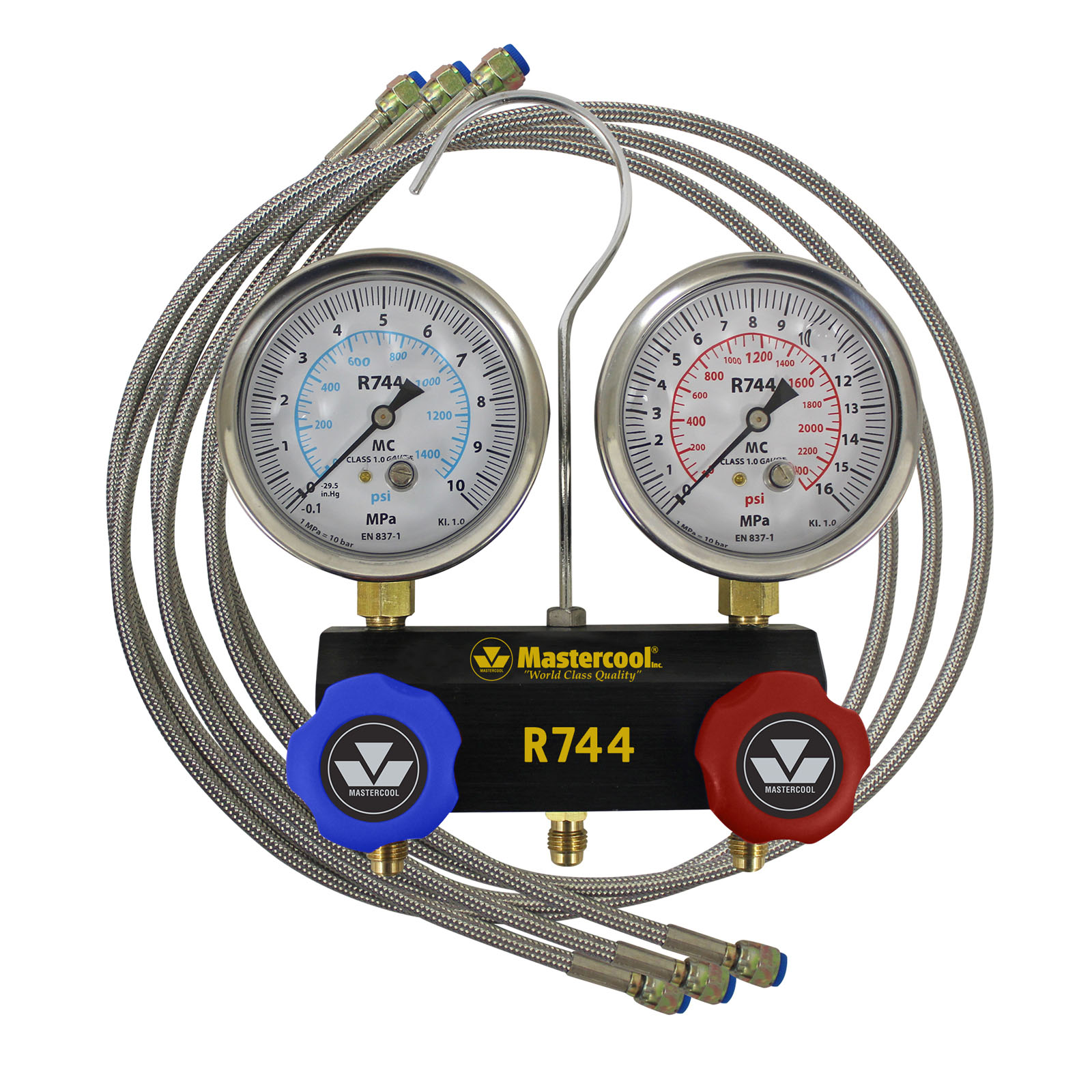 2-way Valve Manifold Set (With Braided Hoses)