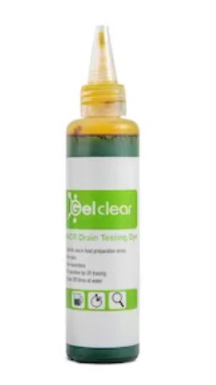 Gel Clear Drain Dye