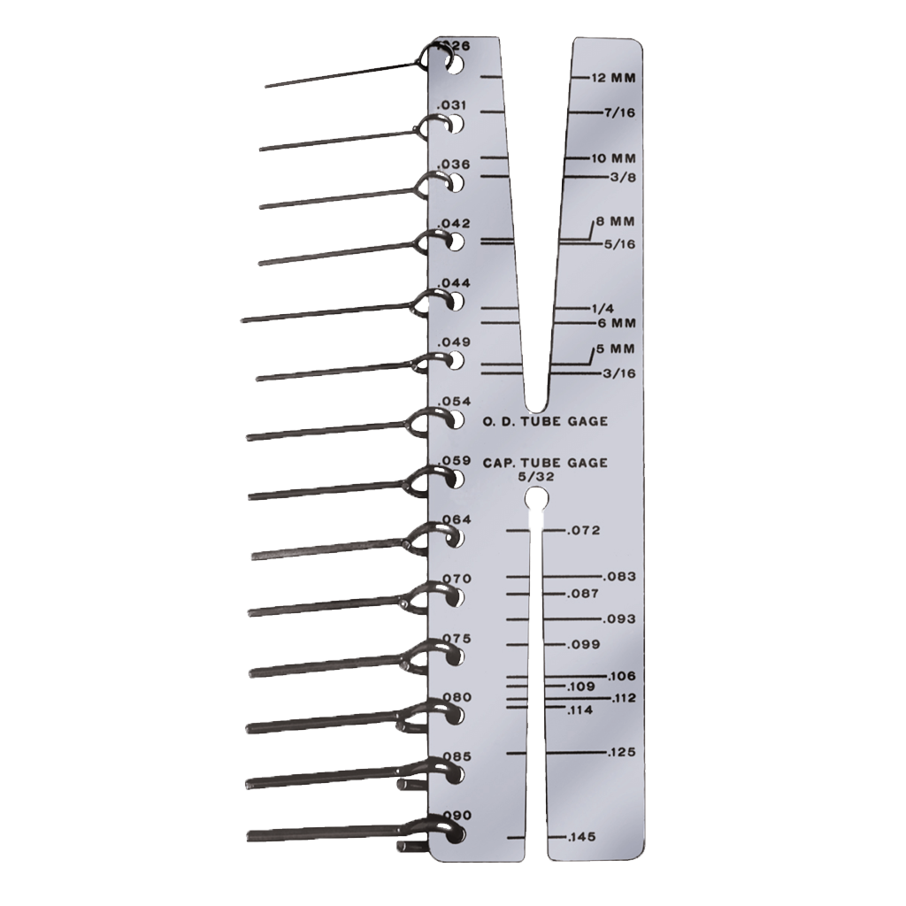 CAPILLARY TUBE GAUGE & FILE .