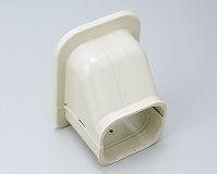 Toyo Ivory Trunking Ceiling Cap - 80 mm