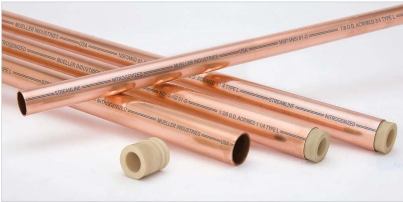 COPPER TUBE1/2OD X 5M 0.89mm WT