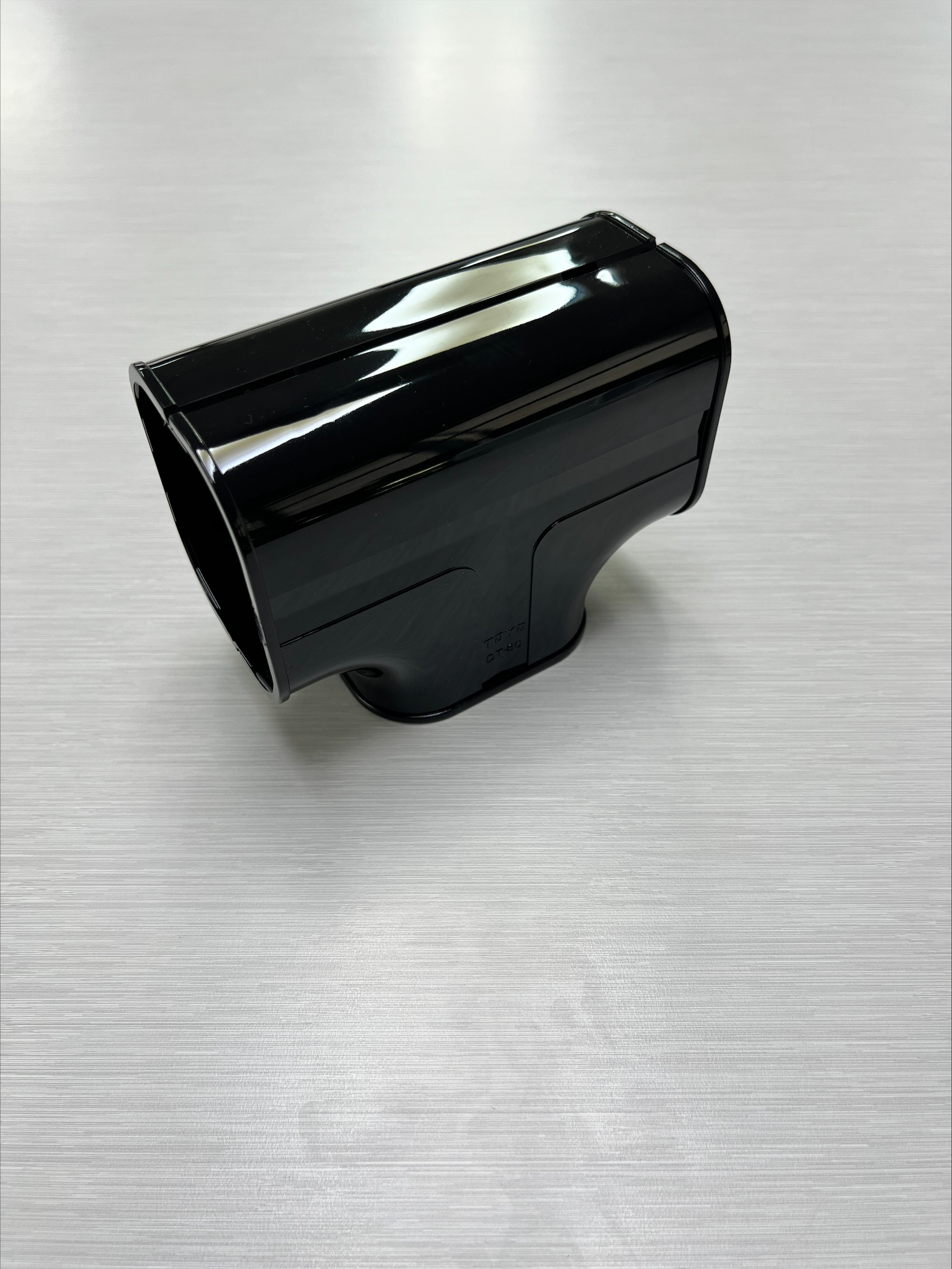Duct T-Joint 80mm Black BDT-80