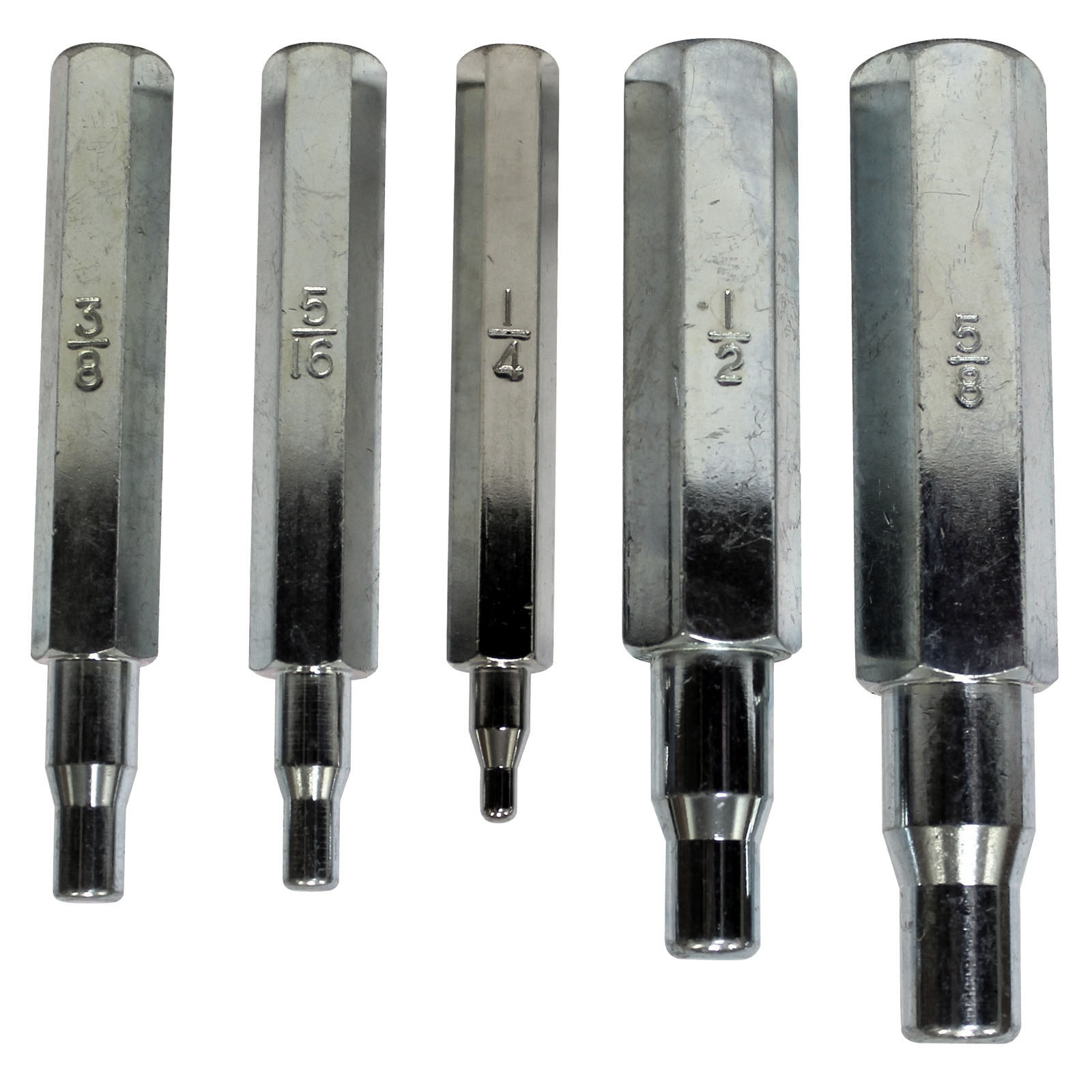 SET OF 5 SWAGING PUNCHES