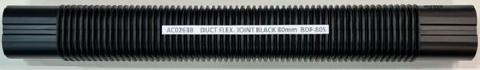 DUCT FLEX. JOINT BLACK 80mm   SHORT BDF-80S